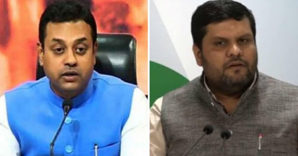 Image result for sambit patra and gaurav vallabh