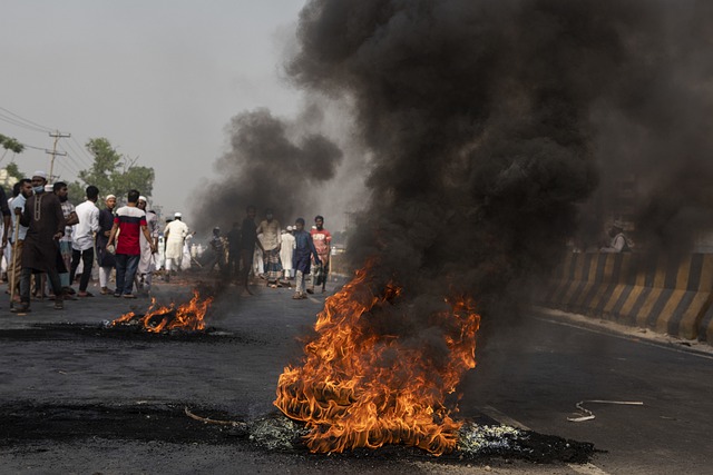 Demonstration in Bangladesh